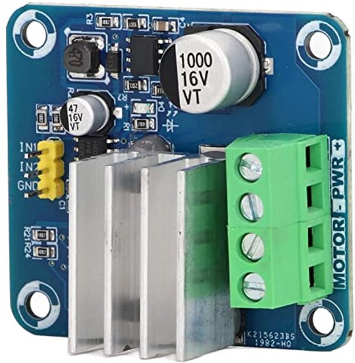 Motor Driver Controller Module Snelheidsregeling IBT-4 Single Channel PWM Module Board Lage Interne Weerstand Lage Warmte PCB-materialen voor Robot Smart Car