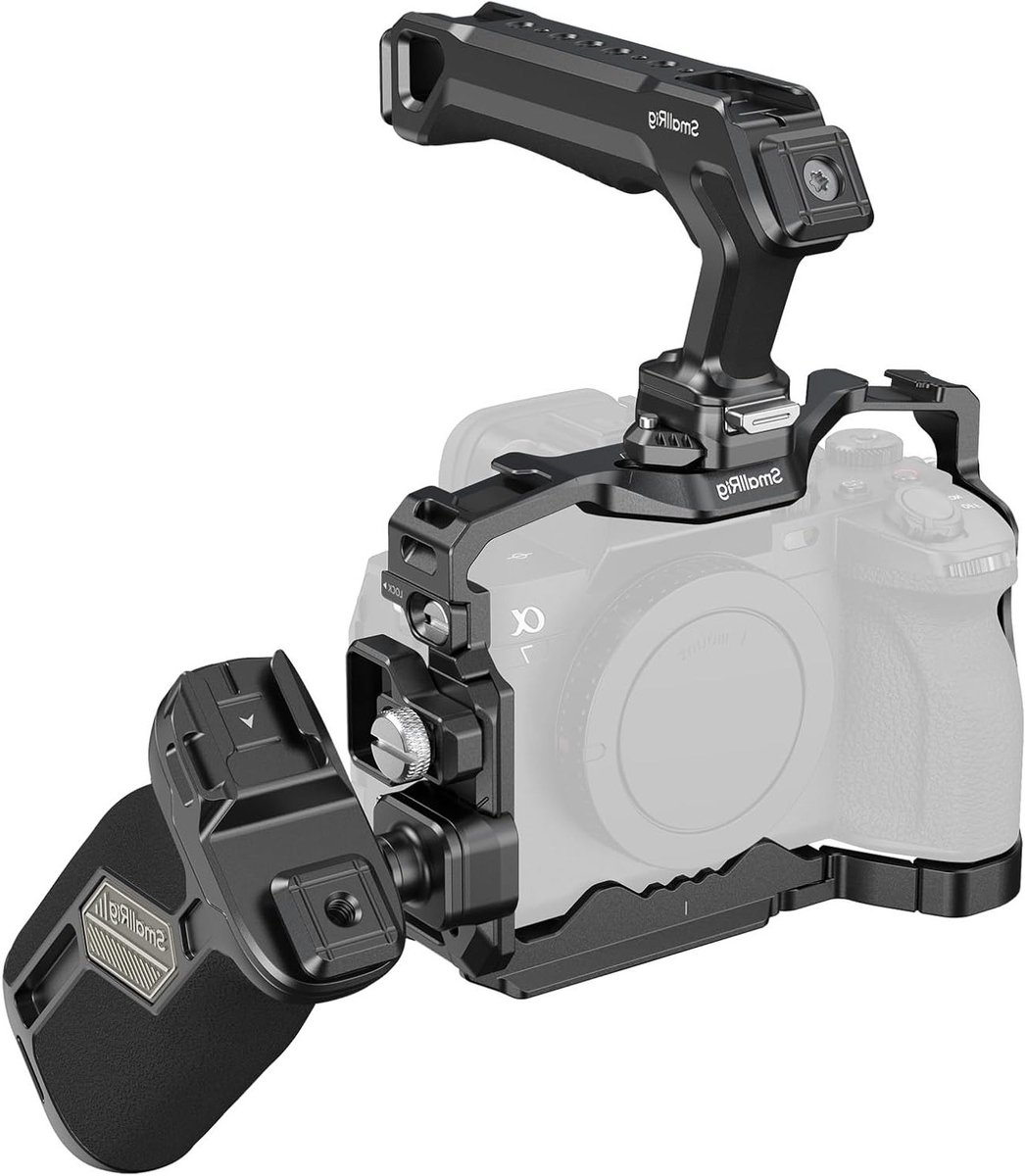 Quick Release Cage Kit voor Sony Alpha 7R V, A7 IV en A7S III met Handgrepen en HDMI Kabelklem