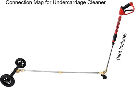 aladdien Hogedrukreiniger 2-in-1 4000 16 inch Onderstelreiniger Waterbezem Voor serieuze reinigingsklussen van Aladdien — afbeelding 5