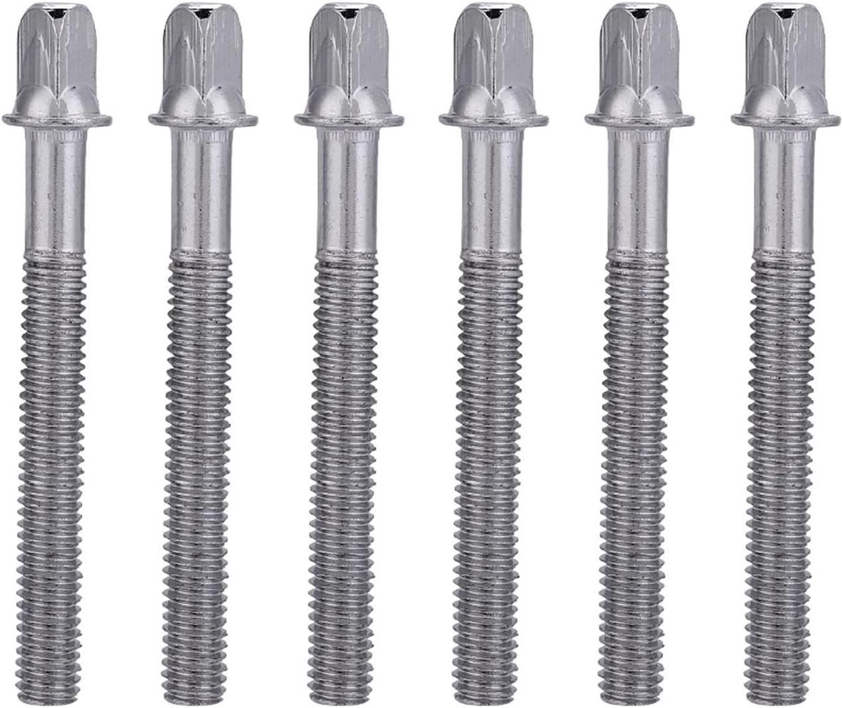 Bass Drum Stemtool - Drum Stem Sleutel - Drum Stemmen - Standaard Set - 6 Stuks - Zilver