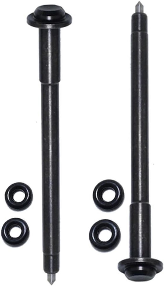 Graveerstift Onderdelen - Graveerpunt Vervangend - Precisie Graveren - Verwisselbare Punt - 2 Stuks - Zilver