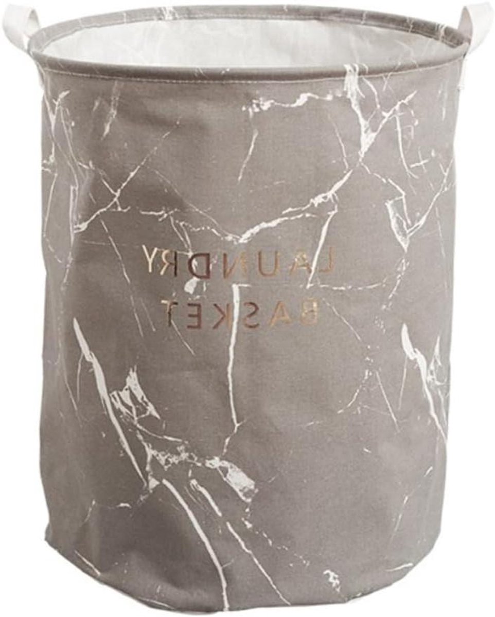 Vouwbare Wasmand Waszak Opbergmand Wasgoed Opbergen Stapelbaar Ontwerp 50x50 cm Grijs