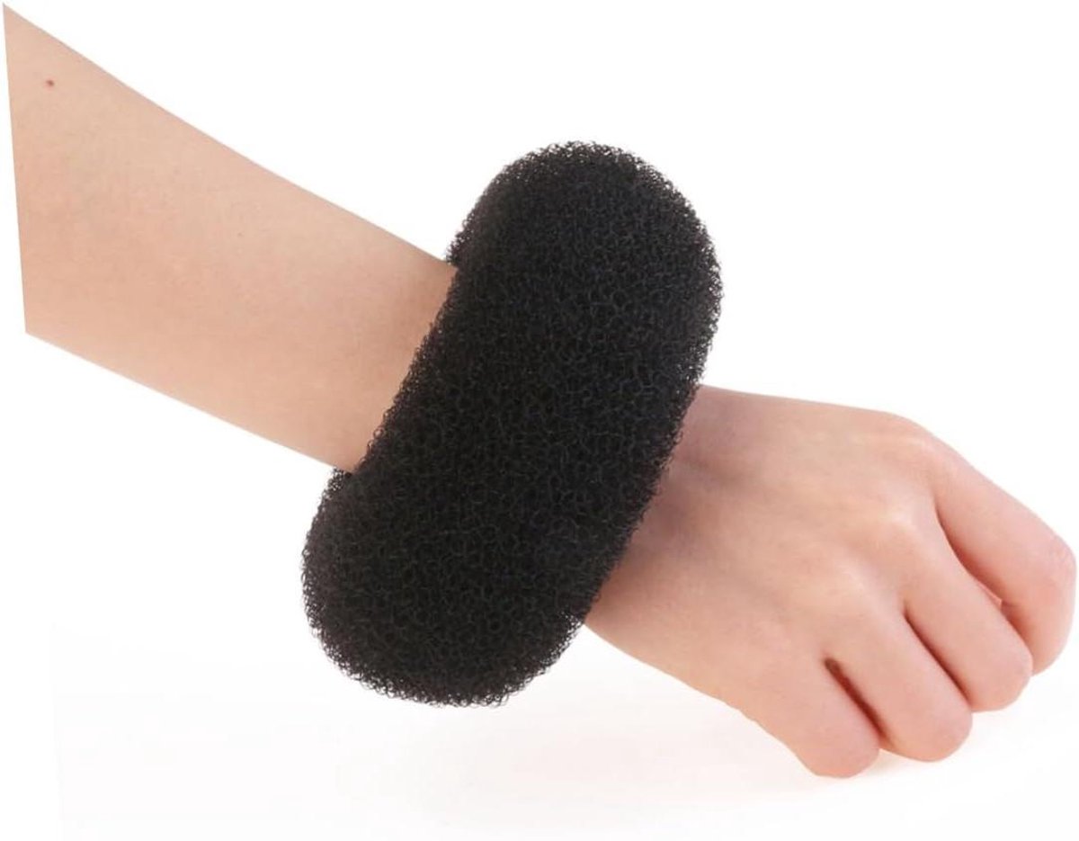 Haar Bun Tools - Haar Donut Knots Maker - Kapsels Maken - Zelf Perfecte Knot - Medium - Zwart