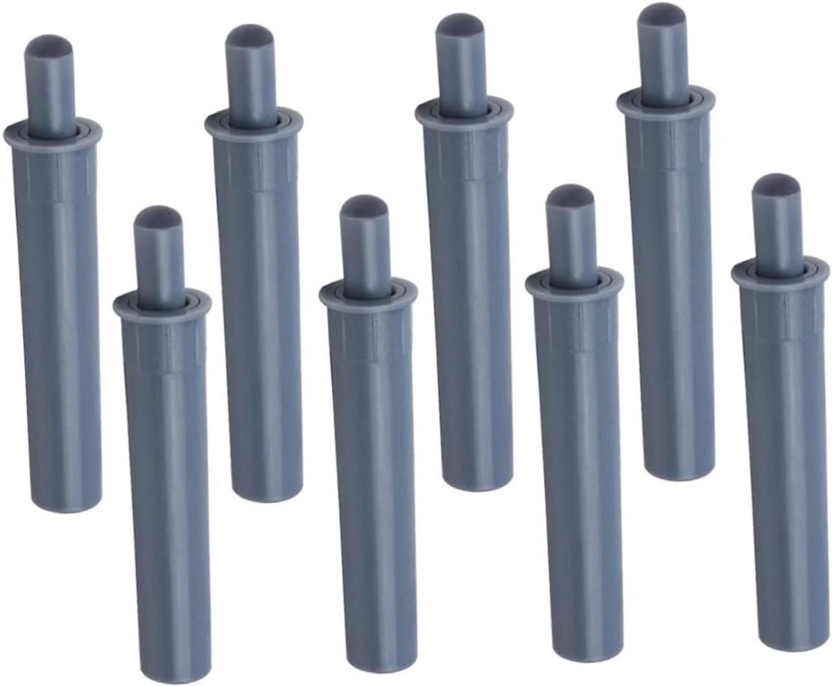 Deurstoppers - Deurbuffers Kaststoppers - Bescherming Kastdeuren - Zachte Demping - 6.2x0.92cm - Donkergrijs
