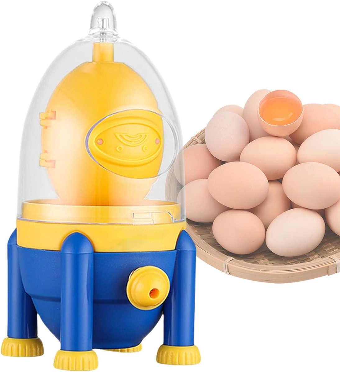 Eieren Schudder - Eigeel Mixer - Ontbijt Bereiden - Intelligente Mengfunctie - 7 x 7 x 17 cm - Niet gespecificeerd