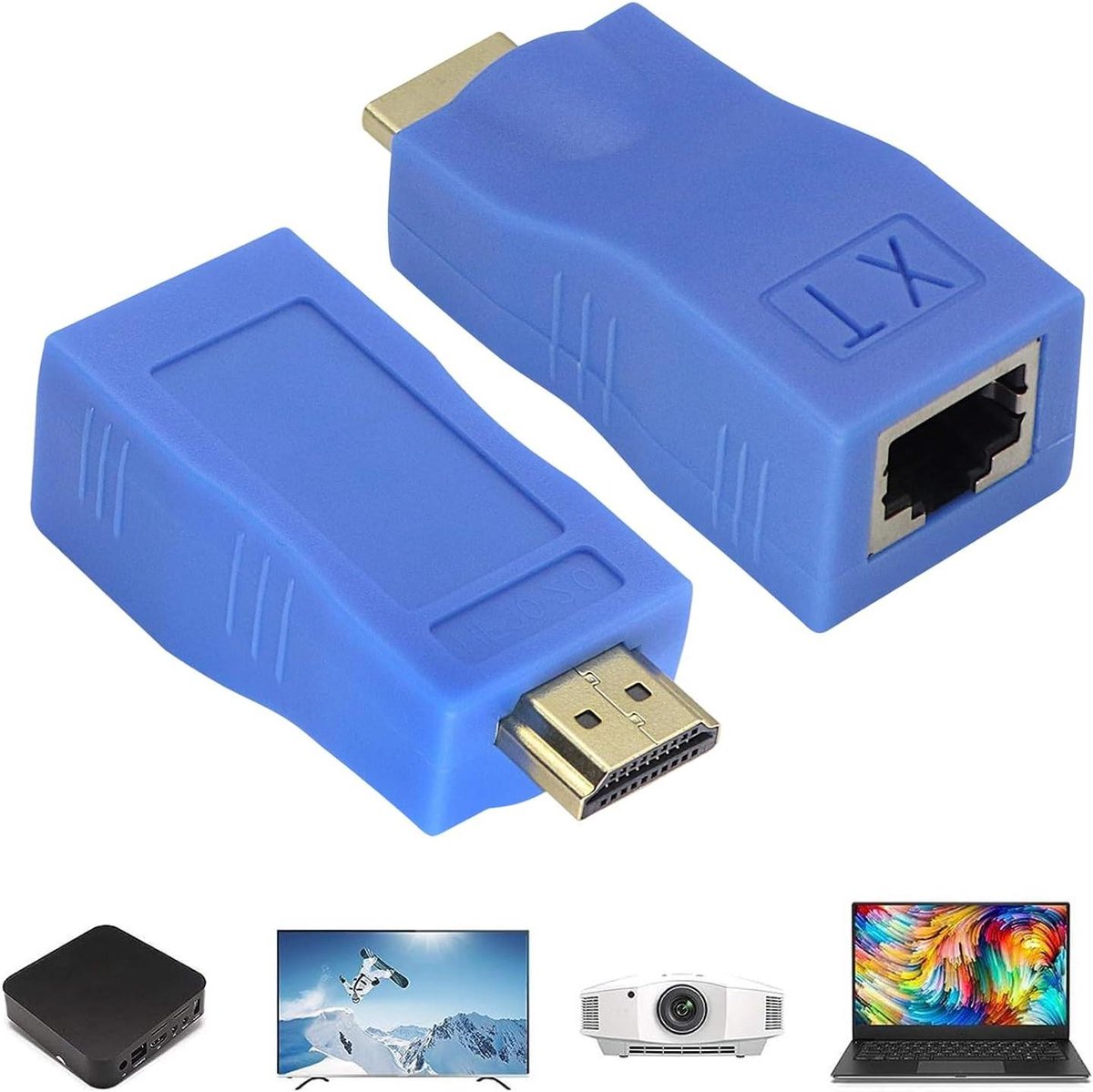 Audiozender TV - Audio Extender - Draadloos Geluid Streamen - 30 Meter Bereik - 6 x 3 x 3 cm