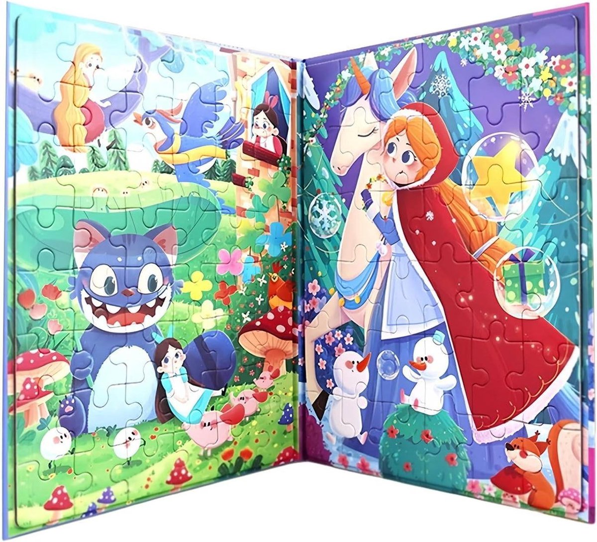 Magnetische Puzzel - Educatief Speelgoed - Reis Entertainment - Kindveilige Afgeronde Hoeken - 28.7 x 21.7 cm - A