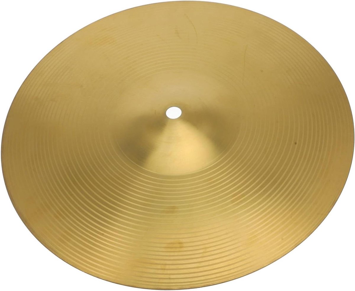Drumbekken Set - Cimbaal Tamboerijn - Drum Oefenen - Helder Geluid - 30.5 cm - Goud