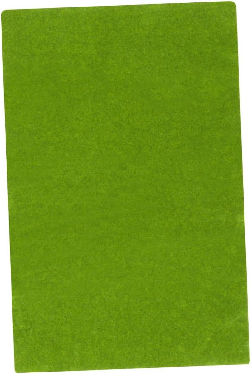 Kunstgrasmat - Nep Gazon Model Gras - Modelbouw Decoratie - Snijbaar en Flexibel - 50 x 35 cm - Groen