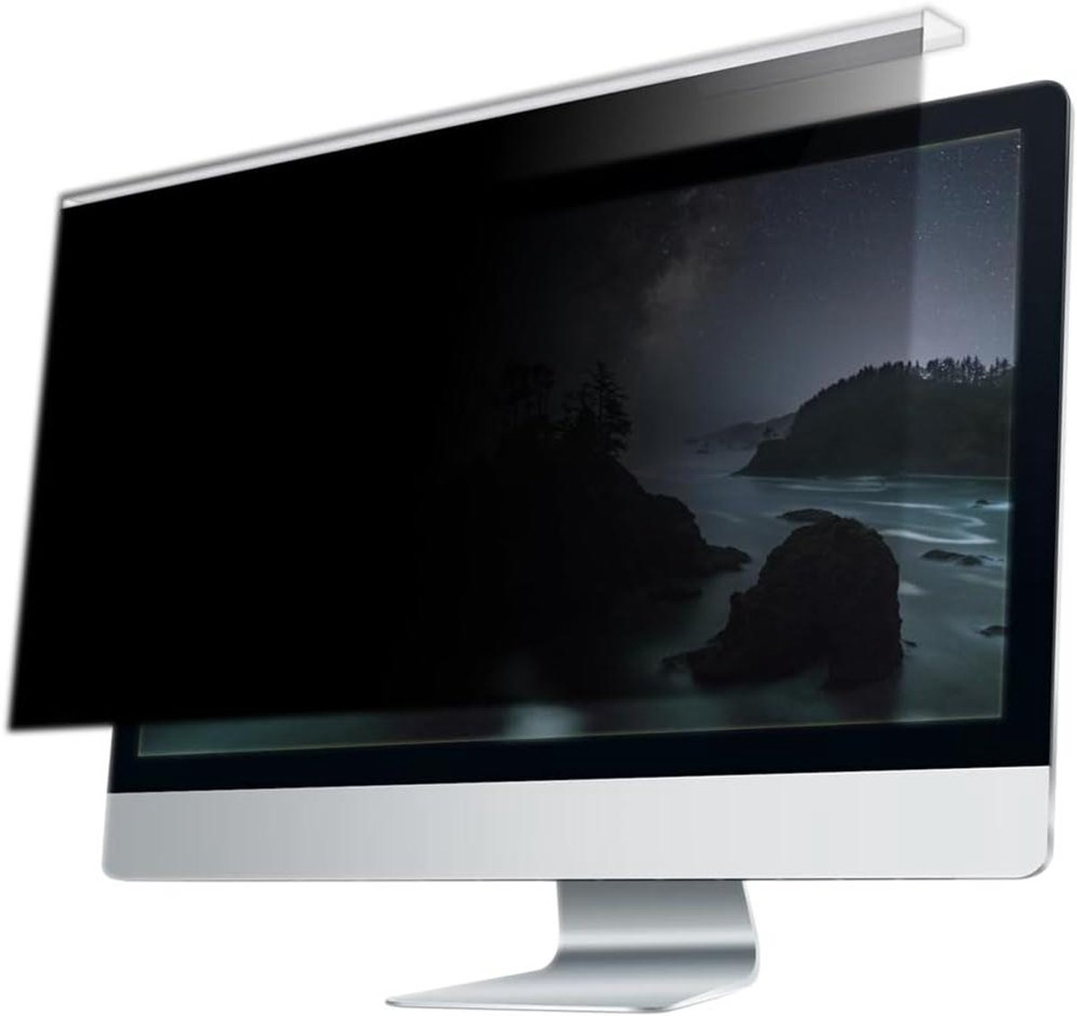 Computer privacy scherm - Schermfilter monitor - Privacy beschermen - Hangend ontwerp - 24 inch - Transparant