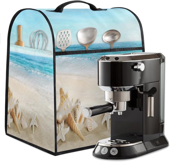 Keukenmachine Stofhoes - Apparaatdeksel Mixer - Apparaten Beschermen - Met Opbergvakken - 43 x 37 x 28.4 cm - Tropisch — afbeelding 4
