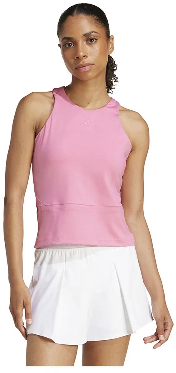Adidas Y Midi Mouwloos T-shirt Vrouw Roze