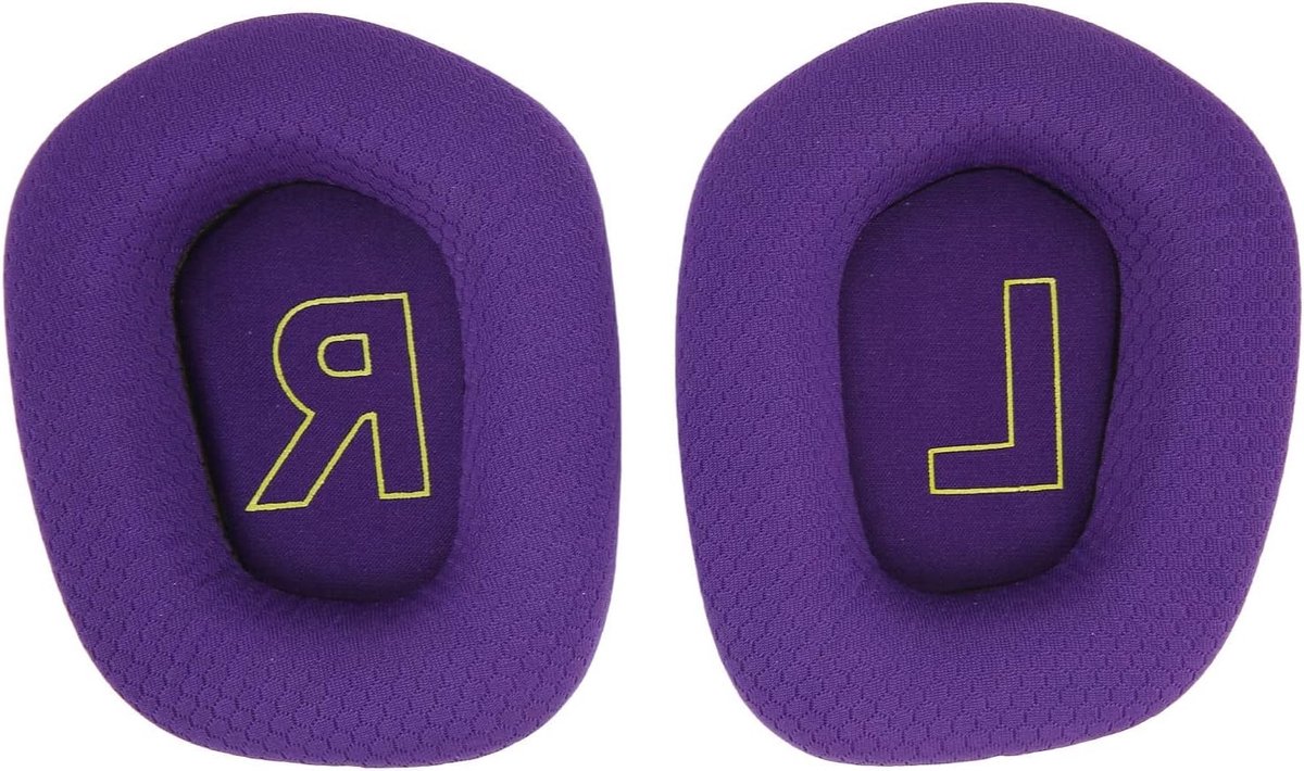 Comfortabele Vervangende Mesh Oorkussens voor Hoofdtelefoons, Elastische Earcups, Reparatie Onderdelen voor Geluid en Comfort (PAARS)