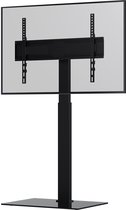Auronic TV Standaard - Vloerstandaard voor TV - 32 tot 70 inch - Tot 45 kg - Hoogte verstelbaar - Zwart