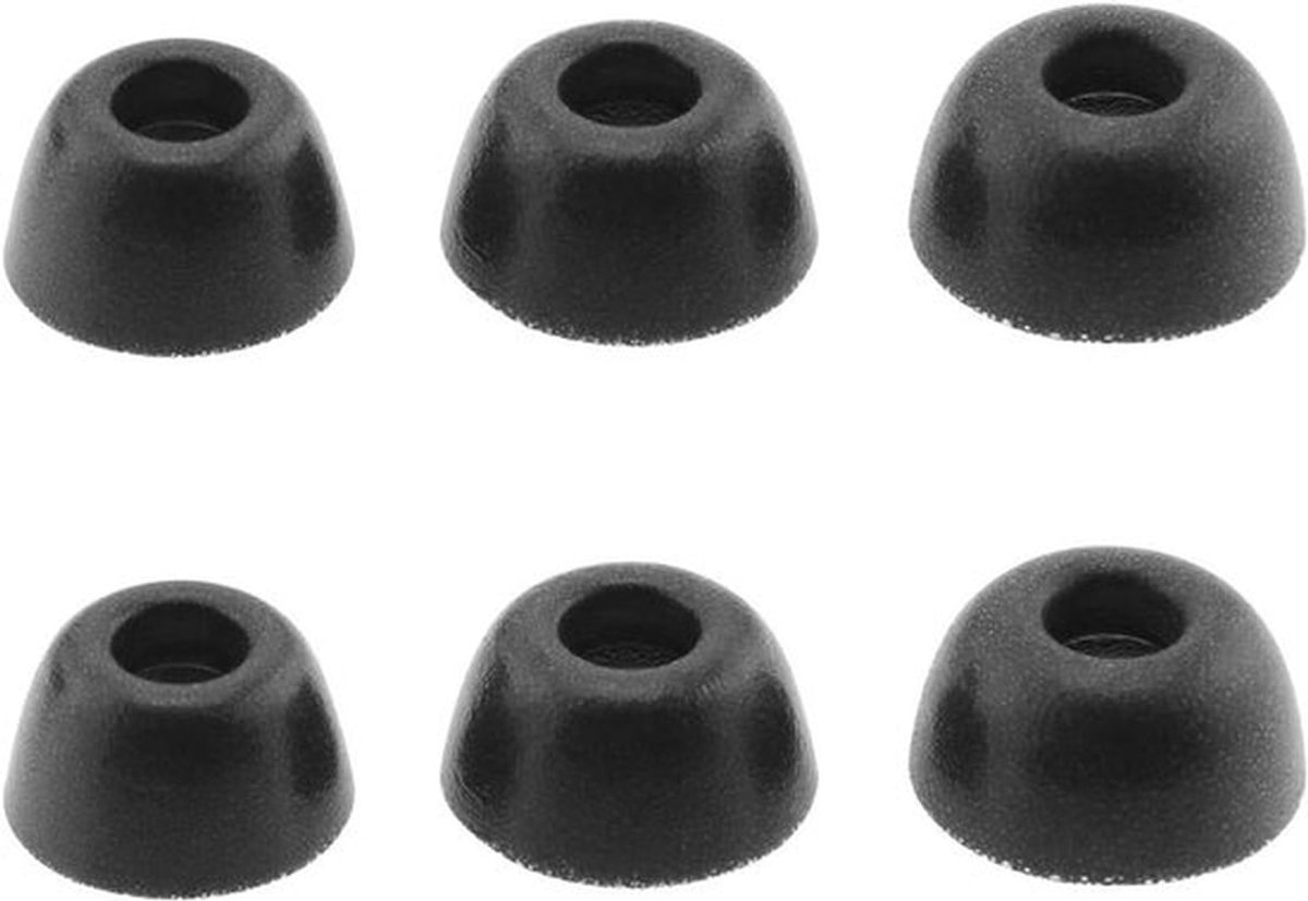 Bluetooth Oortelefoon Oordopjes - Draadloos - Traagschuim - Anti-slip - Kit - Groot Medium Klein - Compatibel met Smartphones - Zwart - 3 paar