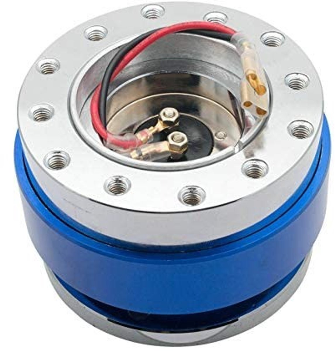 aladdien - Adapterset voor afstandsbediening - Snelle ontgrendeling - Blauw - Stuurwiel adapter - Geschikt voor alle stuurwielen - Hoogwaardige kwal...