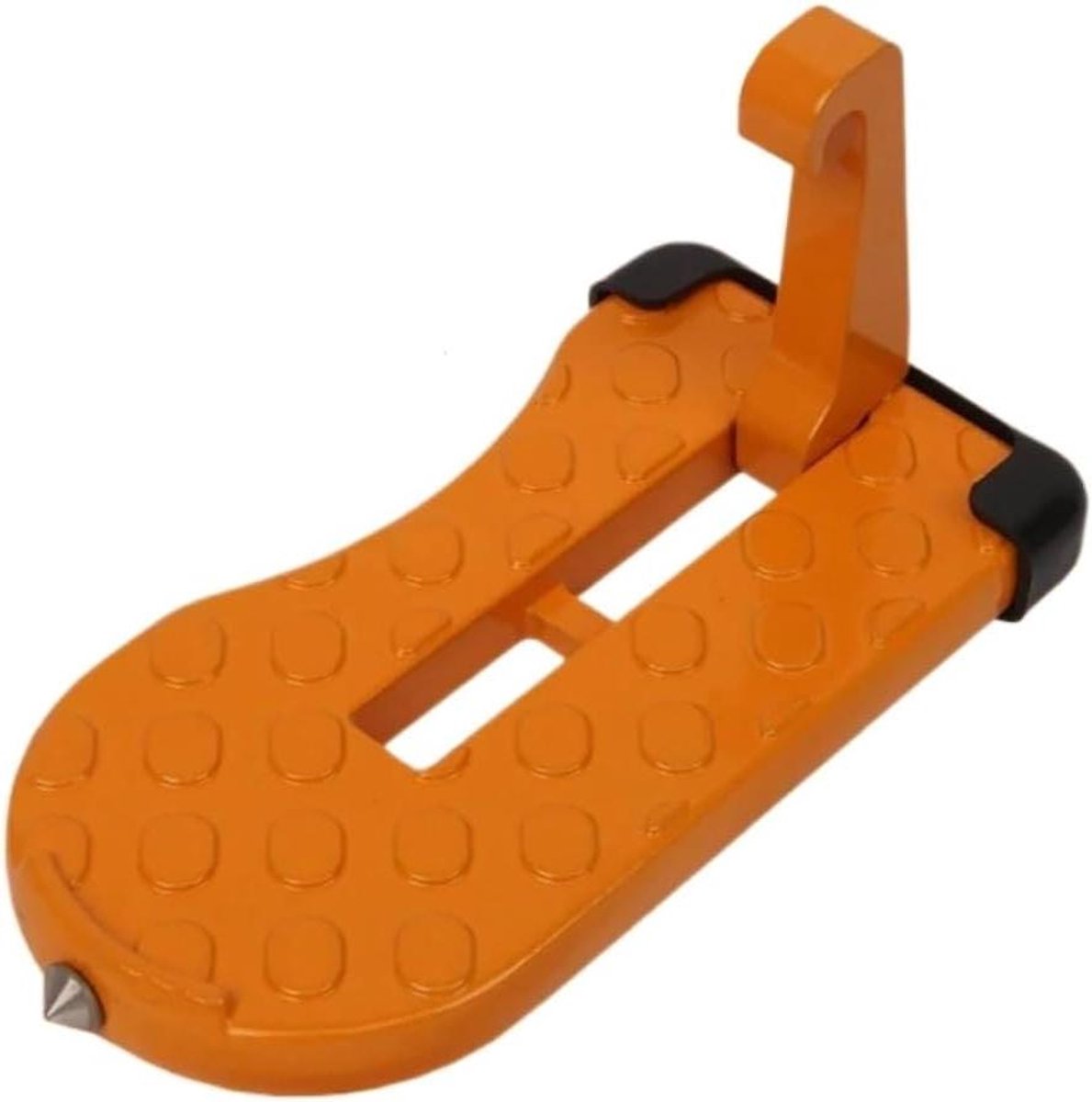 Vouwladder Autodeur - Opstapje Voetsteun - Daklasten Laden - Opvouwbaar Ruimtebesparend - 16 cm Lengte - Oranje