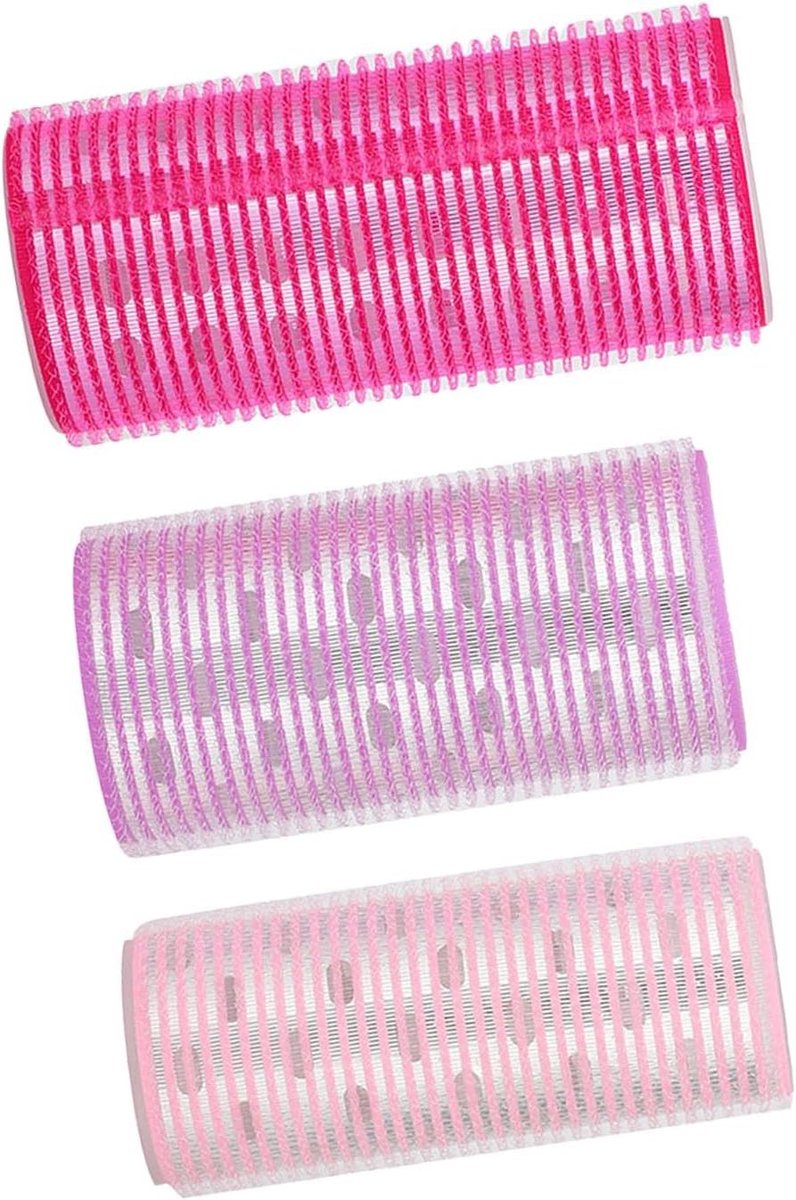 Zelfklevende Haarrollers Set (3 Stuks) voor Volume en Krullen – Geschikt voor Slapen