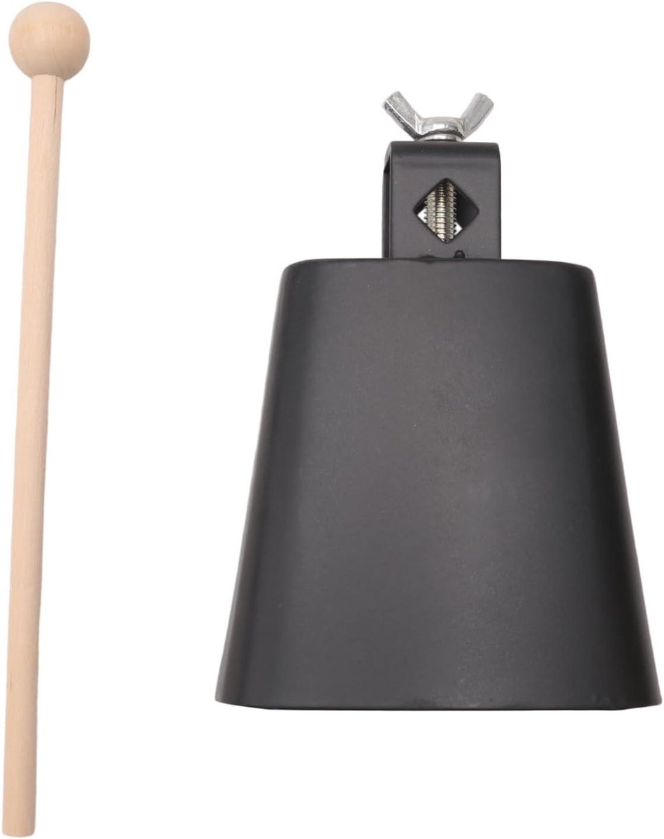 Drum Koebel - Percussie Bel - Muziek Maken - Compact en Voortreffelijk - 153 cm - Zwart