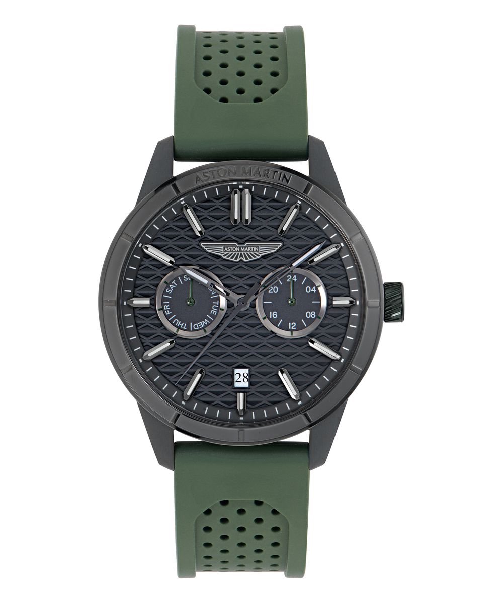 Aston Martin Icon HDL MTIH2S604 Horloge - Siliconen - Groen - Ø 42 mm