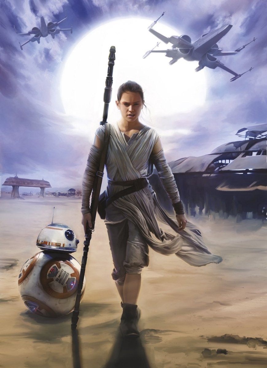 Komar Fotobehang Star Wars Rey