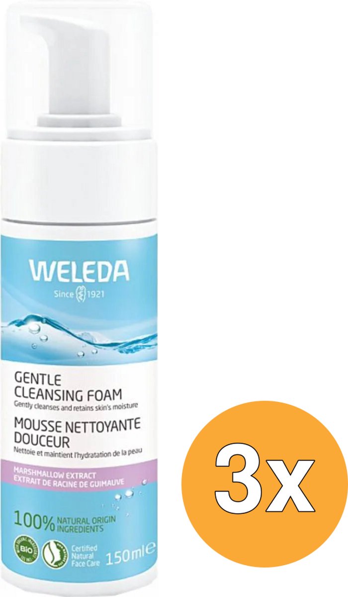 3x WELEDA Reinigingsmouse Mild Bio (250 ml)