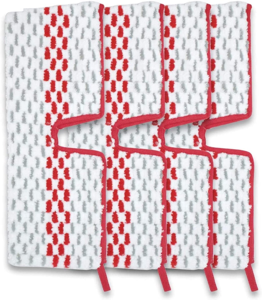 4 stuks wasbare microvezel navulpads voor de O-cedar Promist MAX sproeimop