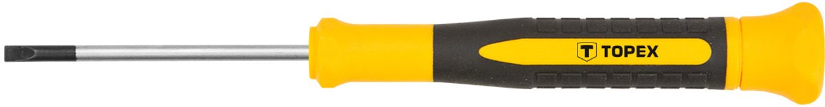 Topex - Precisie Schroevendraaier - Plat - 3x50mm - Magnetische Punt