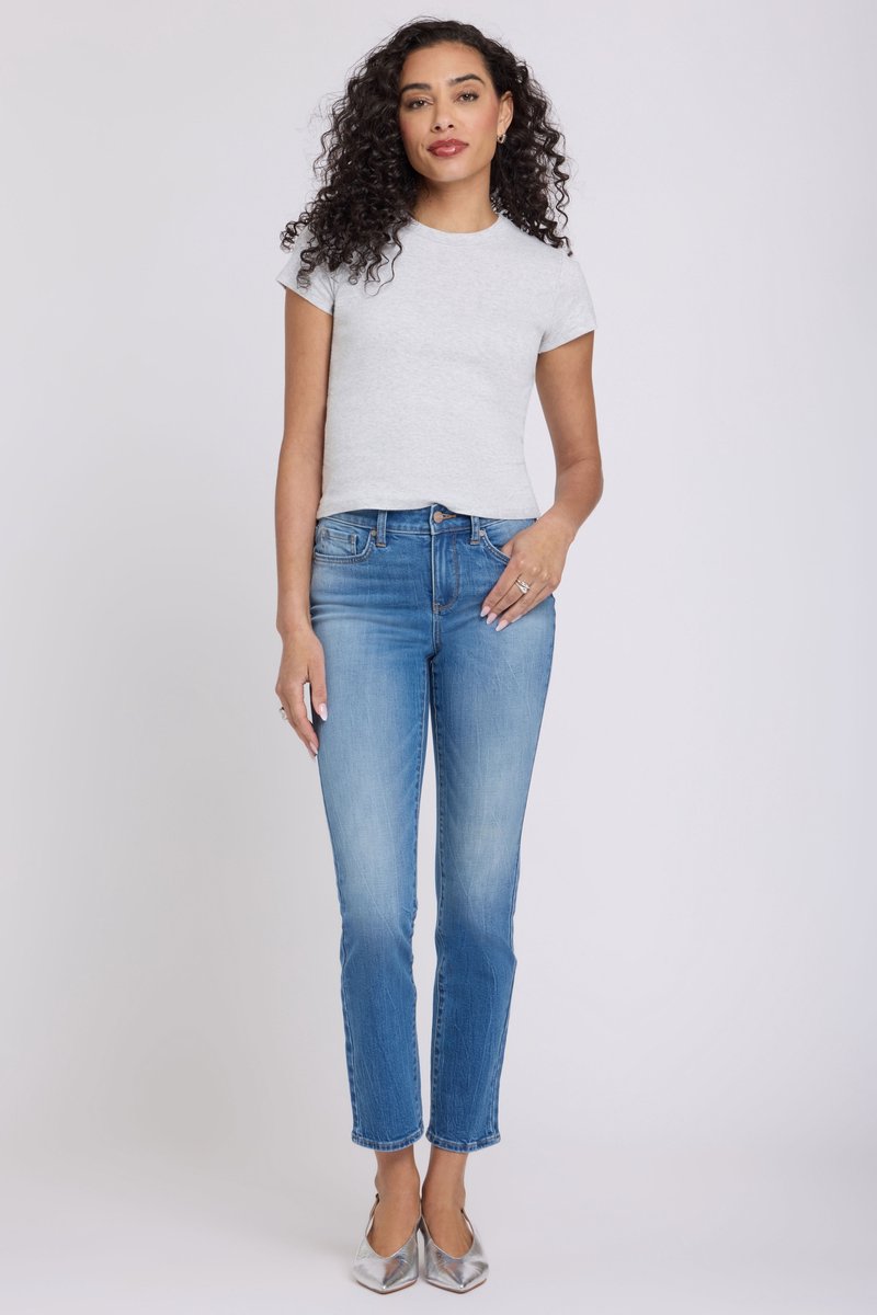 Sheri Slim Straight Ankle Jeans