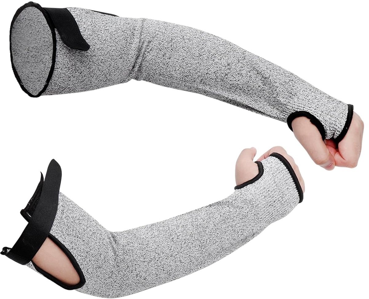 Snijbestendige mouwen voor armbescherming, ademende armguards voor tuin, keuken en handwerk, ideaal voor mannen en vrouwen