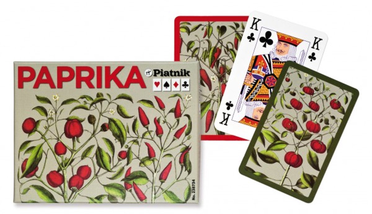 Piatnik Paprika Speelkaarten - Dubbeldeks.