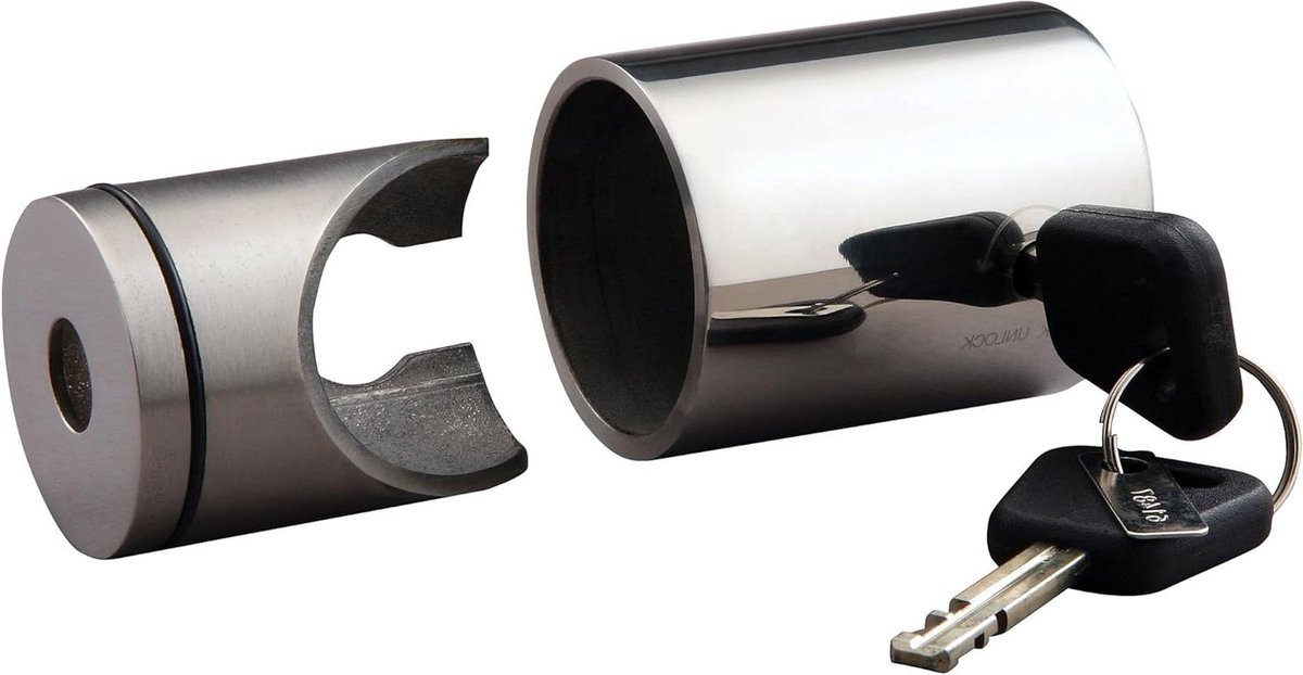 Buitenboordmotor Slot - Motor Beveiliging - Diefstal Preventie - Roestvrij Staal - Tot 12mm Bouten