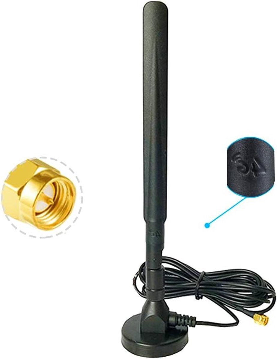 4G LTE Antenne - GSM 3G Antenne - Signaal Verbeteren - Omnidirectioneel 8DBi - 3 Meter Kabel - Zwart