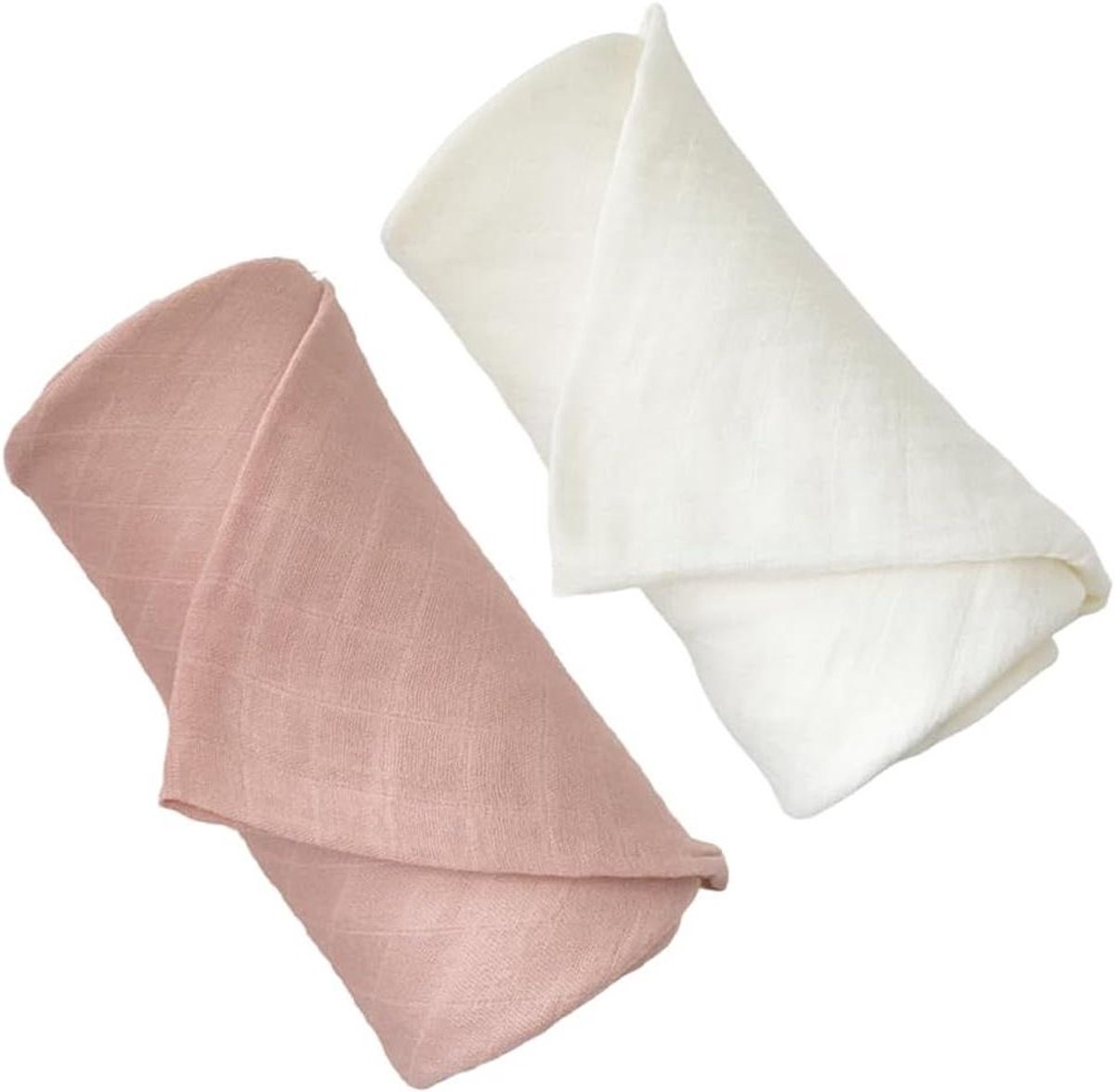 Large Muslin Cloths for Baby Girl 2-Pack 120 x 120cm Muslin Swaddle Wrap Blankets Large Muslin Squares and Receiving Blanket for Newborn Baby Essentials Organic