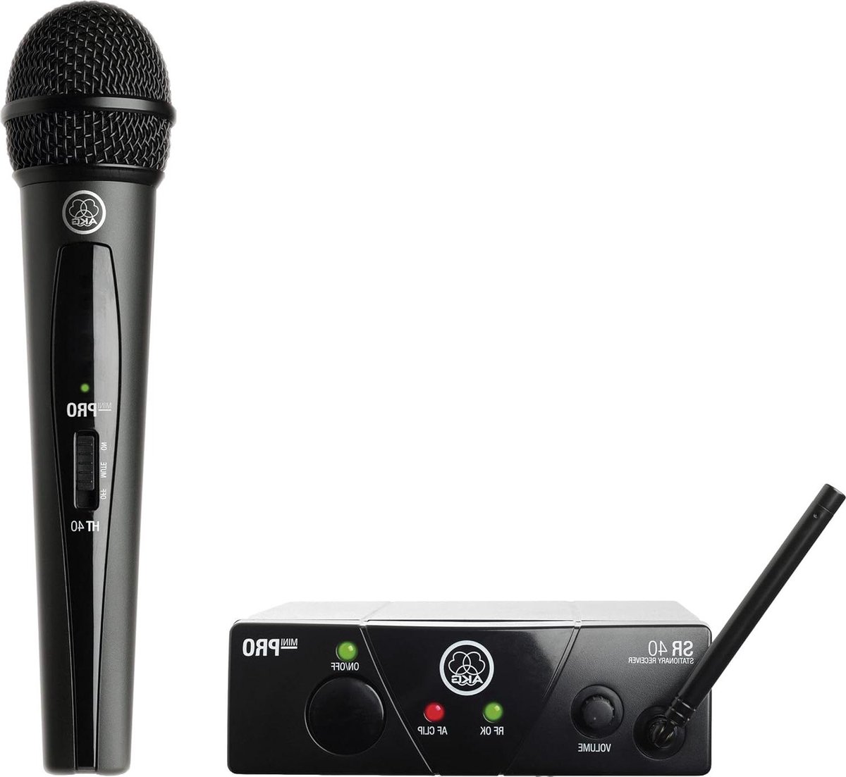 Draadloos Microfoon Systeem - Zang Microfoon Set - Optredens Live - 30 Uur Batterijduur - Zwart
