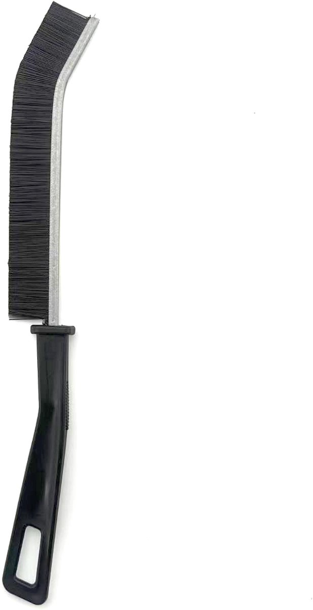 Novelty Voegenborstel – Gebogen Kop – Nylon Haren – 23,5 cm