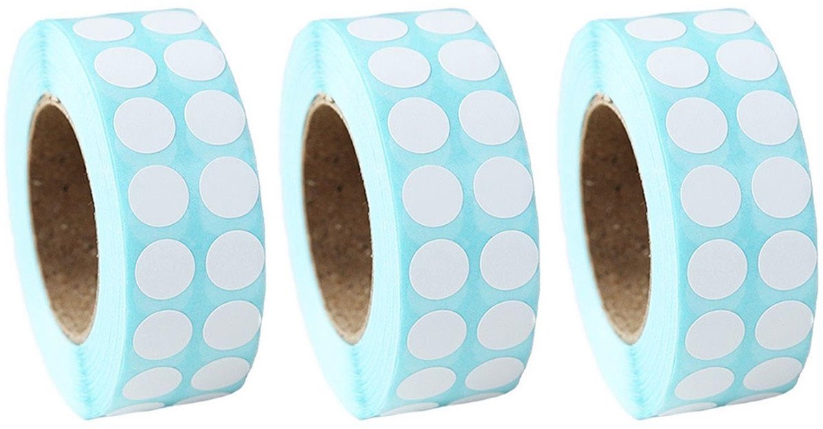Allecto - Rollen Ronde Stickers - Zelfklevende Labels voor DIY Projecten