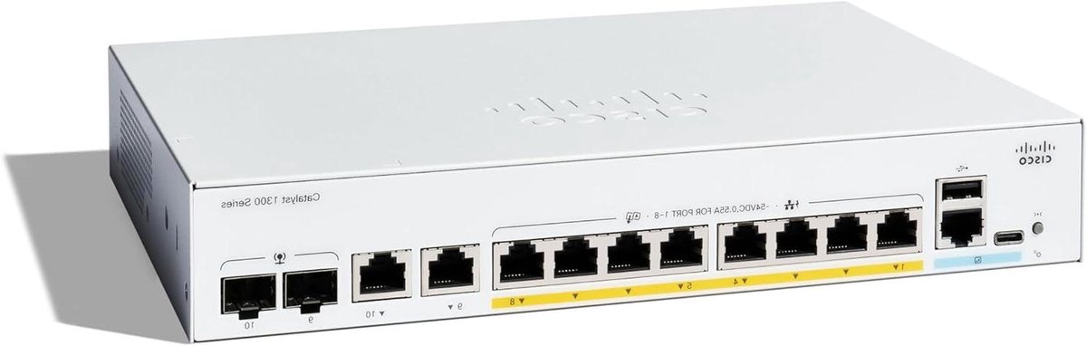 Netwerk Switch - PoE Switch - Zakelijk Netwerk - Energie-efficiënt - Wit
