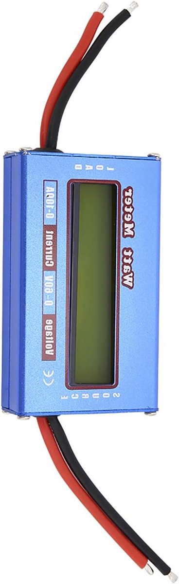 Digitale Wattmeter - Stroommeter Energieverbruik - DC Circuits Meten - Hoge Nauwkeurigheid LCD - 60V 100A