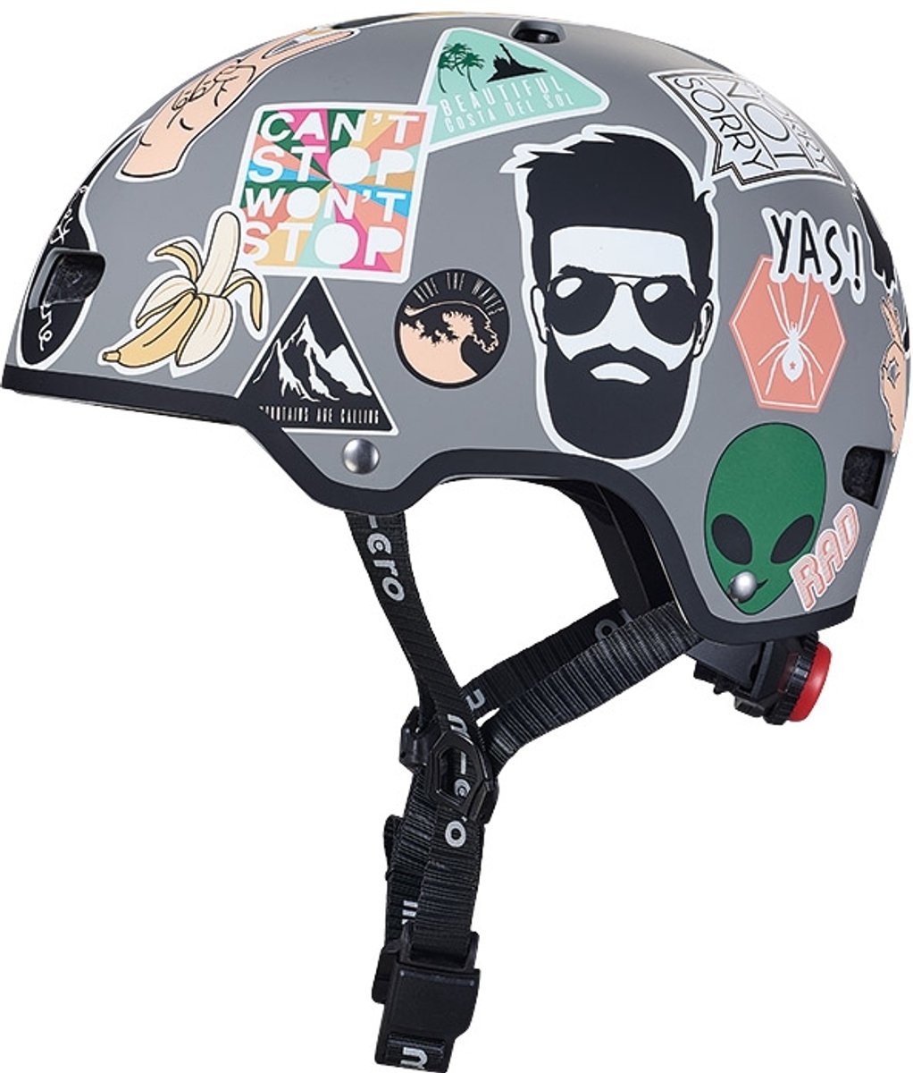 Micro Mobility Helmet Sticker L Meerkleurig