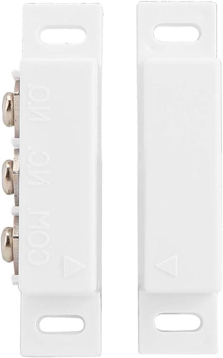 Inbrekeralarm Raam Deur - Magnetische Sensor Bel - Extra Beveiliging Huis - Eenvoudige Installatie - Wit