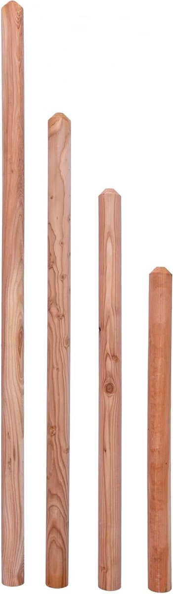 Heklatten C - Schuttingplanken Tuin - Tuin Afscheiden - Siberisch Lariks Hout - 60cm Hoog 
