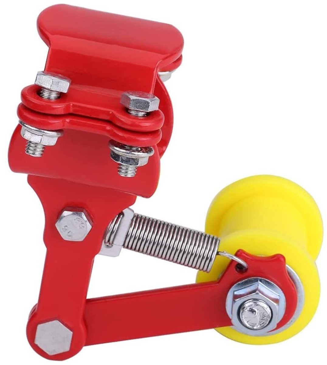 CENPEK Motorfiets Kettingspanner Automatische Spanner Aluminium Rood voor Motocross en ATV