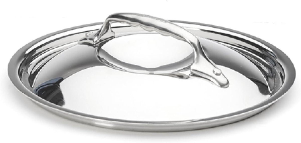 Roestvrijstalen Deksel - Pannen Deksel - Koken - 1 mm dikte - 20 cm diameter - Zilver
