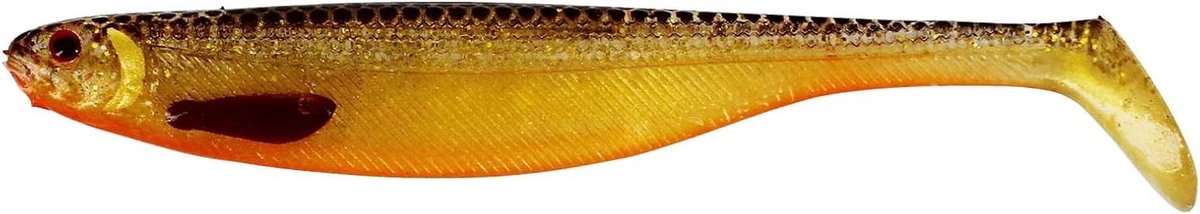 Rubber Vis - Zachte Lure - Vissen - Realistische Actie - 12 cm - Goud