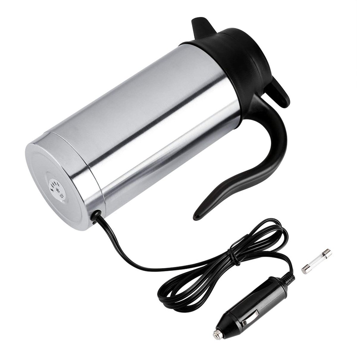 Byshayne - Elektrische Waterkoker - 12V Koffiemok - Ideaal voor onderweg - 750ml - Duurzaam en veilig - Voor koffie en thee - Compact en handig