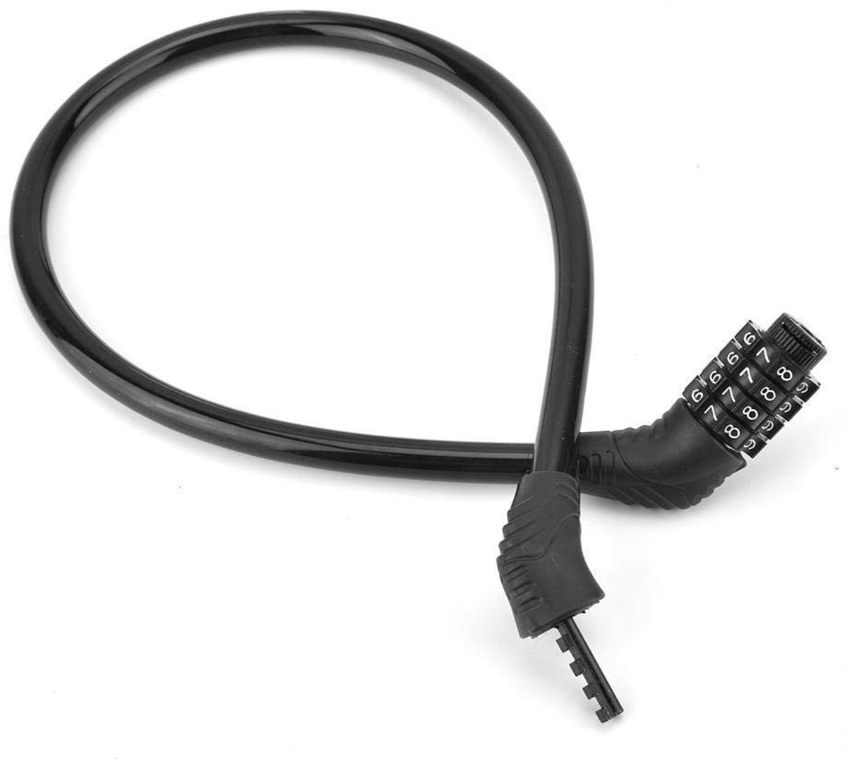 Shopcentral - Combinatieslot - Veiligheidslock - Antidiefstal - Stalen kabel - Fietsslot - Geschikt voor fiets en scooter - 4-cijferige code