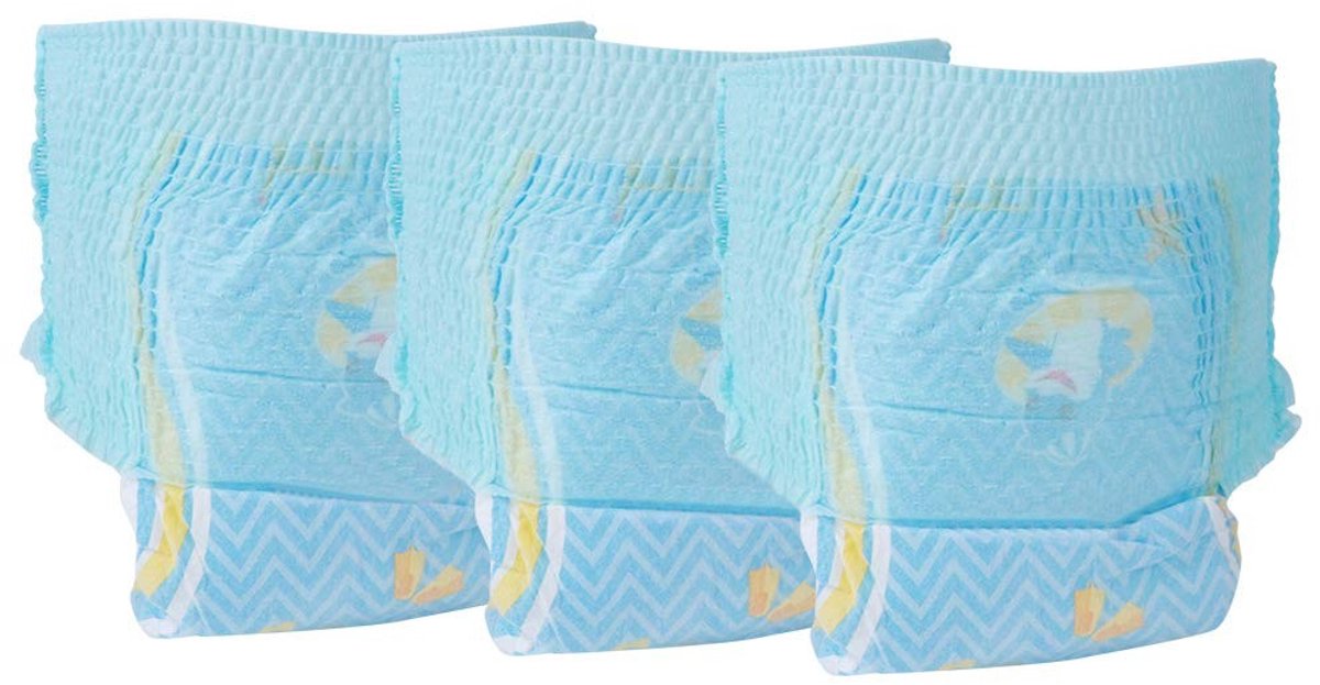 MTTProducts - Babyzwemluier - Herbruikbaar - 360° Elastisch - XL 12-16kg - Waterproof - Antibacterieel - Geschikt voor Nieuwborn - 3 Stuks