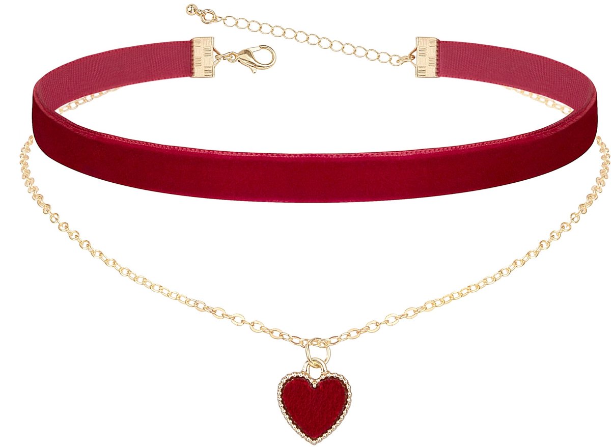 Verstelbare gelaagde choker halsband voor dames | Gothic choker ketting | Trendy sieraden voor meisjes