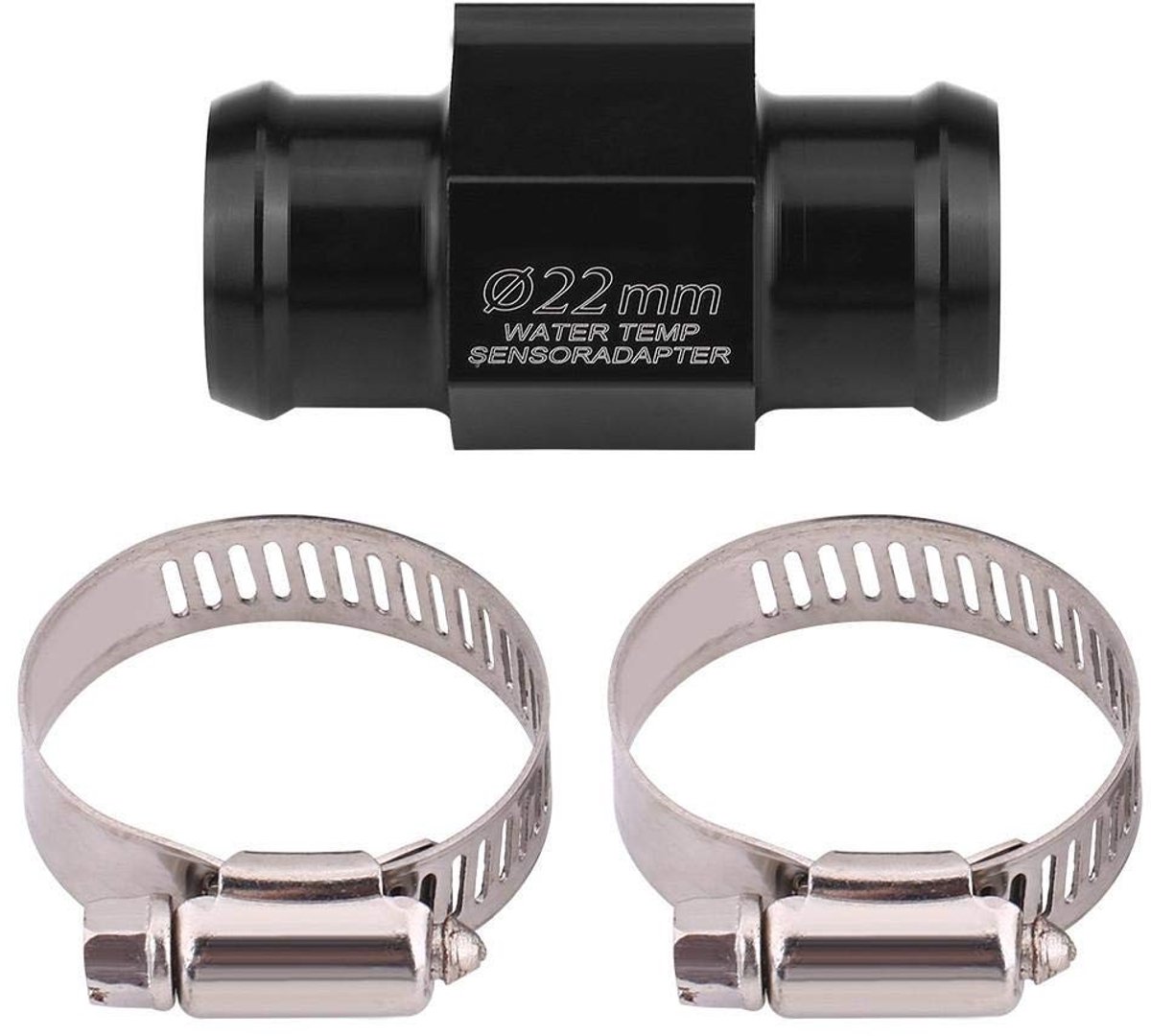 Store_7 - Koso Probe Adapter - Temperatuur Controller - Aluminium - Flexibele Slangmeter - Geschikt voor Motoren - Zwart